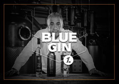 Blue gin