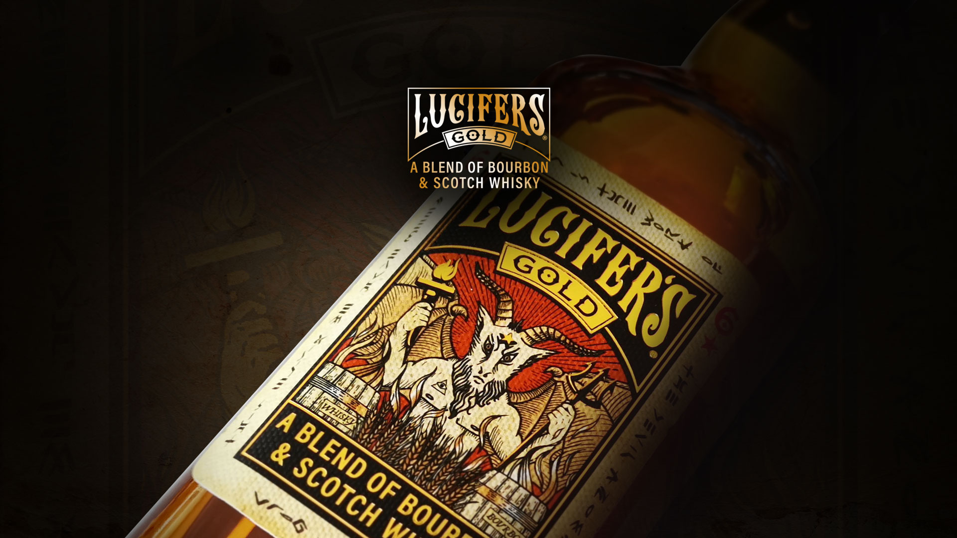 Lucifers Gol Blended Bourbon & Schotch Whisky Cabecera de Página
