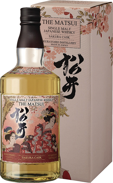 The Matsui Single Malt Japanese Whisky Sakura Cask 70cl con Caja