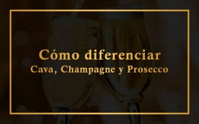 Cómo diferenciar Champagne, Cava y Prosecco