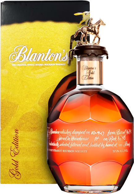Botella de Blanton¡s Gold Edition con estuche