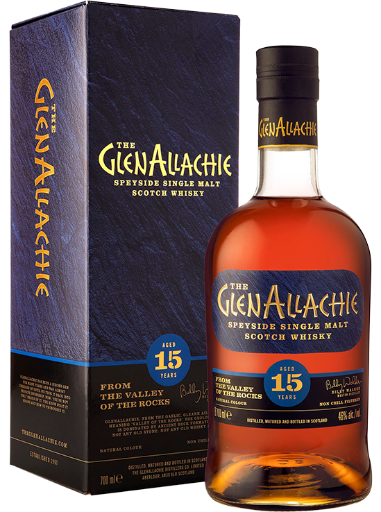 Botella GlenAllachie 15YO Speyside Single Malt Scotch Whisky