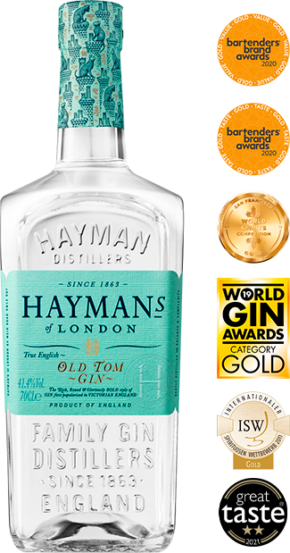 Hayman's-Old-Tom-with-Awards-2022